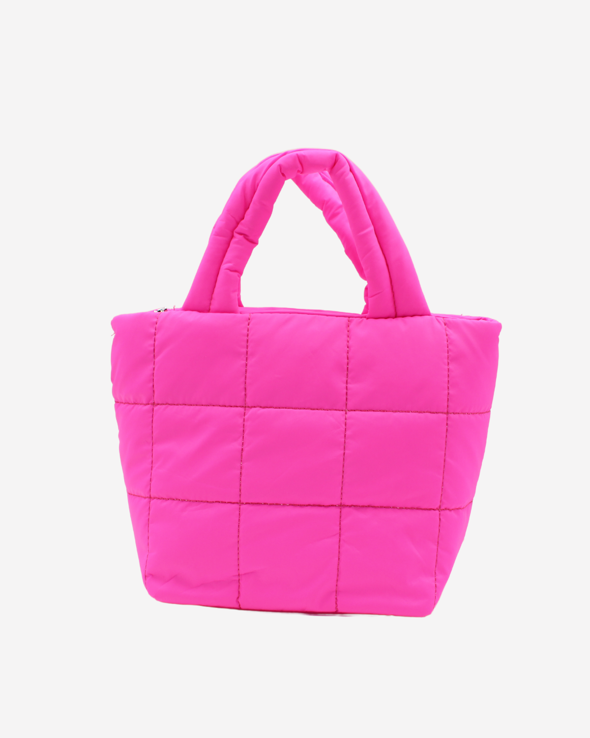 Mini Puffer Pink Tote Bag