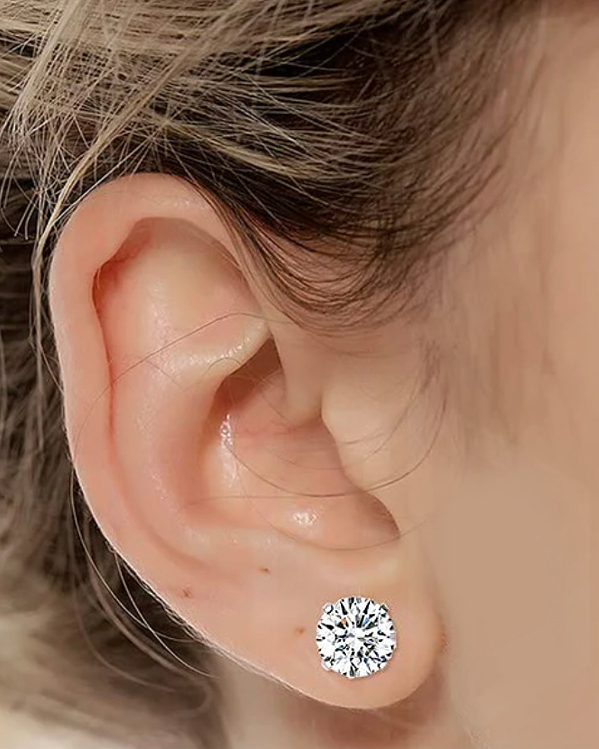 3 carat cz deals earrings