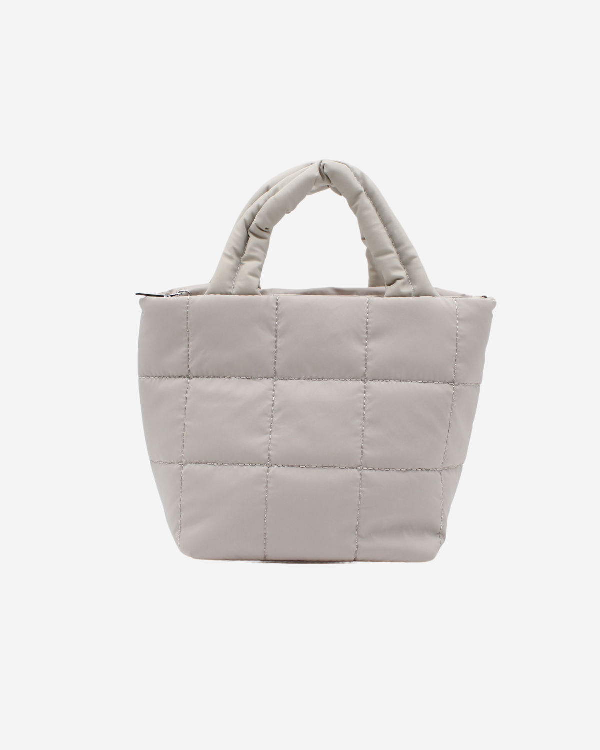 Mini Puffer Gray Tote Bag – Sam Moon Trading