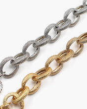 Load image into Gallery viewer, Textured Metal Chain Link Bracelet
