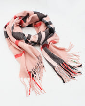 Load image into Gallery viewer, Plaid Print Winter Scarf

