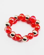 Load image into Gallery viewer, Double Layered Ball Bead Stretch Bracelet

