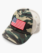 Load image into Gallery viewer, American Flag Emblem Baseball Cap
