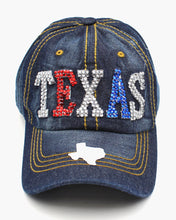 Load image into Gallery viewer, TEXAS Letter Denim Baseball Cap
