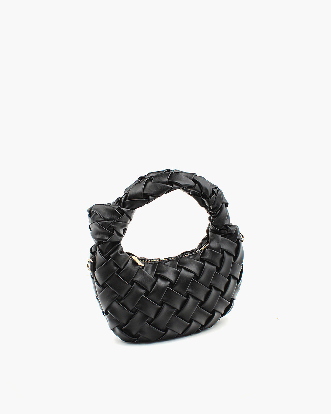 Woven Knotted Handle Mini Bag