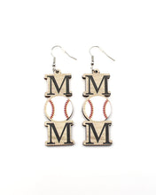 Load image into Gallery viewer, Baseball Mom Earrings

