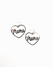 Load image into Gallery viewer, Mama Heart Earrings
