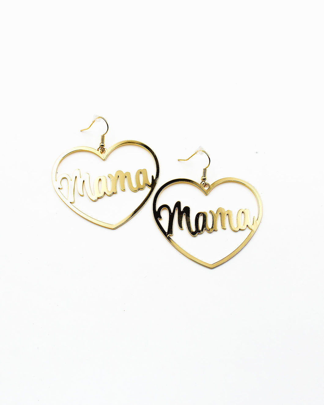 Mama Heart Earrings