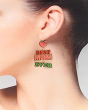 Load image into Gallery viewer, Best Mom Ever Earrings
