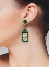 Load image into Gallery viewer, Tequila MX Bottle Beaded Earrings
