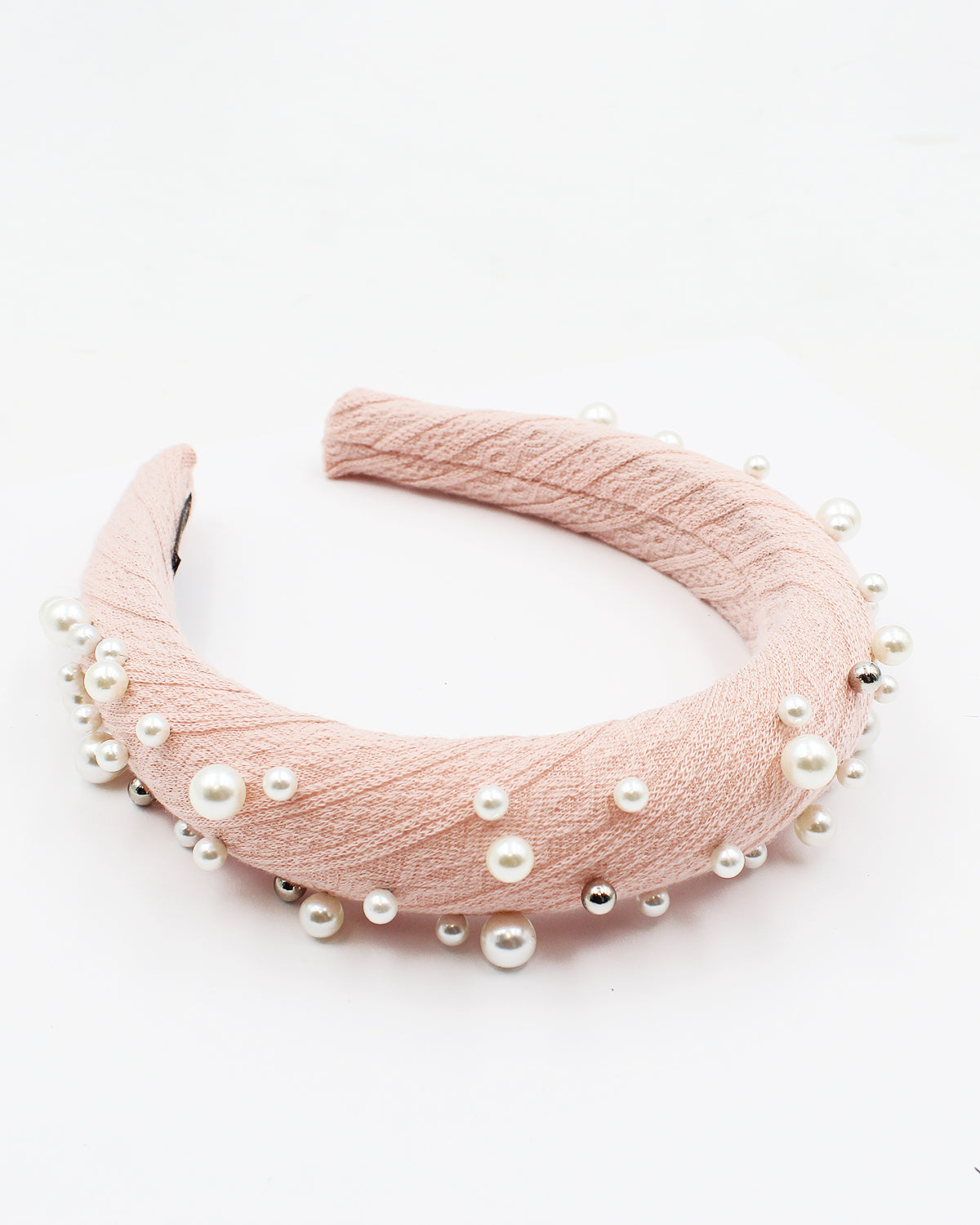 Pearl Beaded Fabric Headband Sam Moon Trading