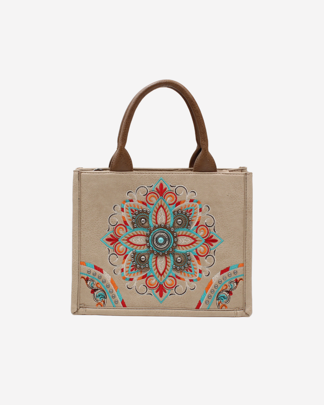 Western Lotus Tote Bag