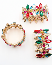 Load image into Gallery viewer, Multicolor Rhinestone Bracelet
