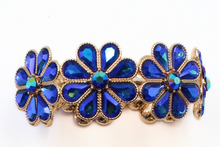 Load image into Gallery viewer, Blue Flower Bracelet
