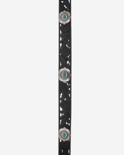 Load image into Gallery viewer, Black With Turquoise Stones Belt
