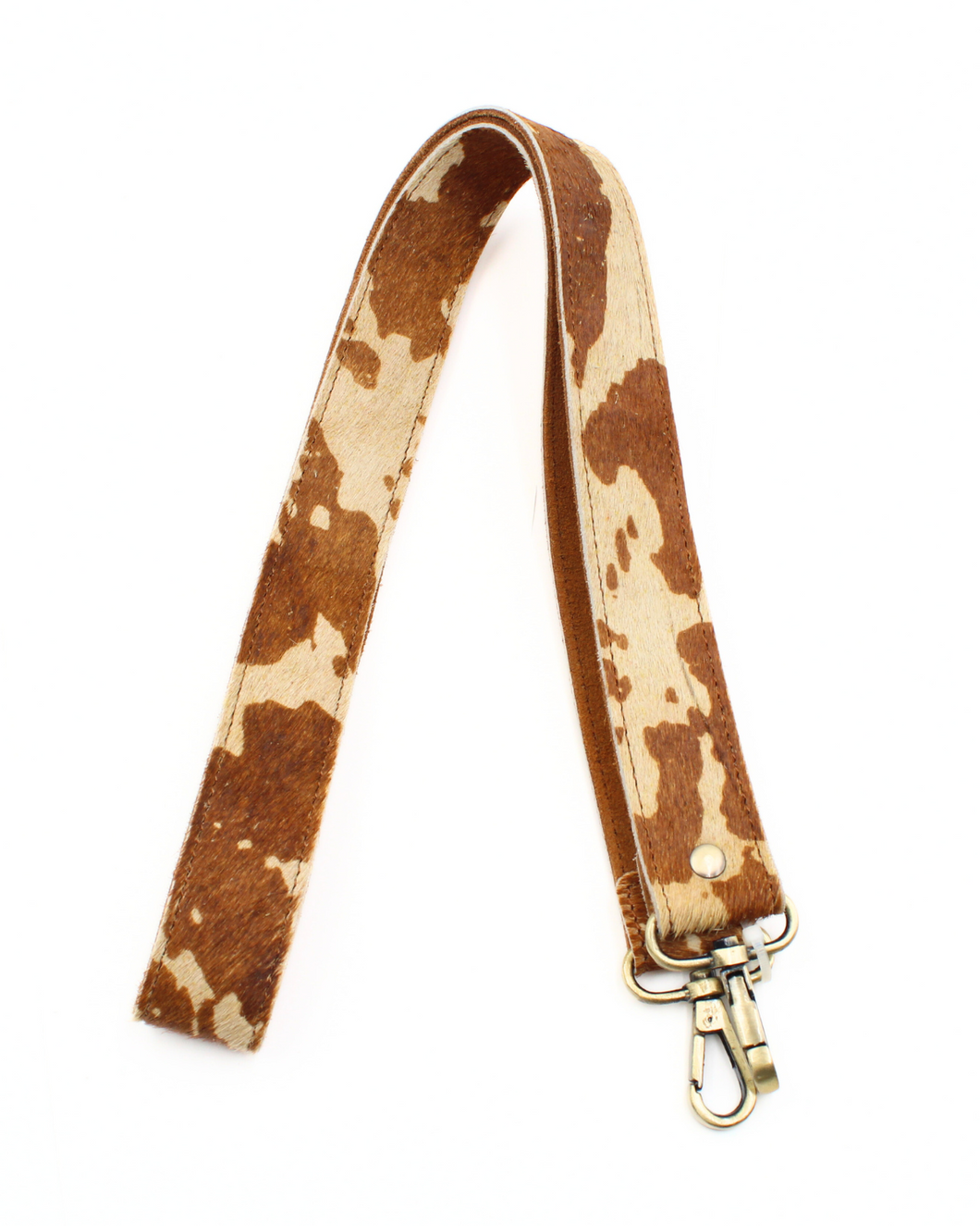 Faux Cowhide Bag Strap