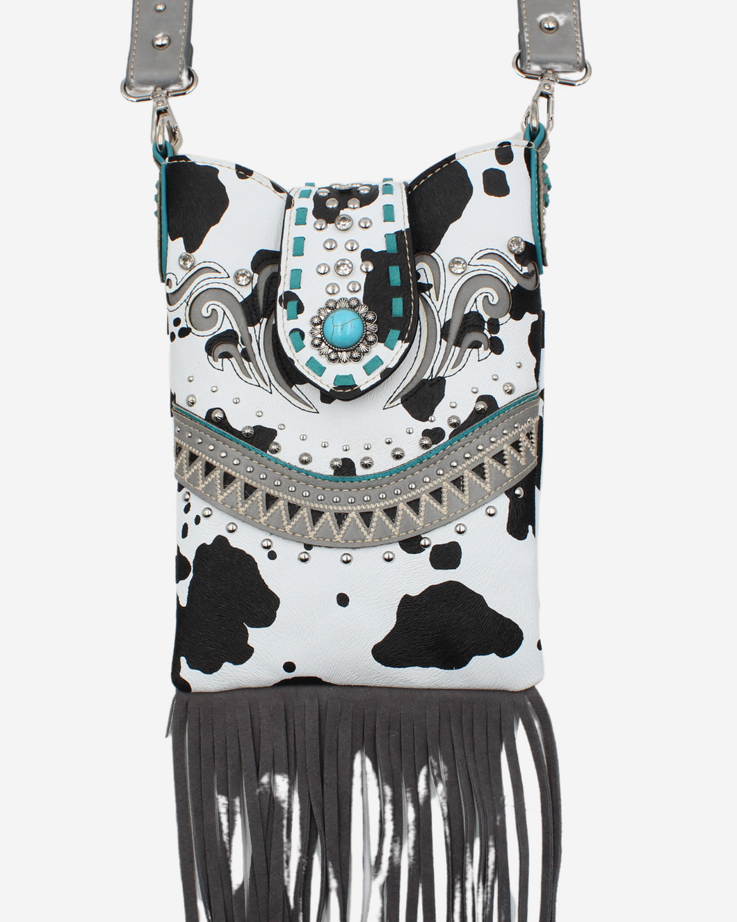 Cowprint Shoulder Bag