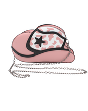 Load image into Gallery viewer, Cowboy Hat Leopard Purse
