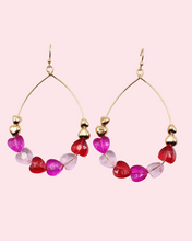 Load image into Gallery viewer, Heart Teardrop Earrings
