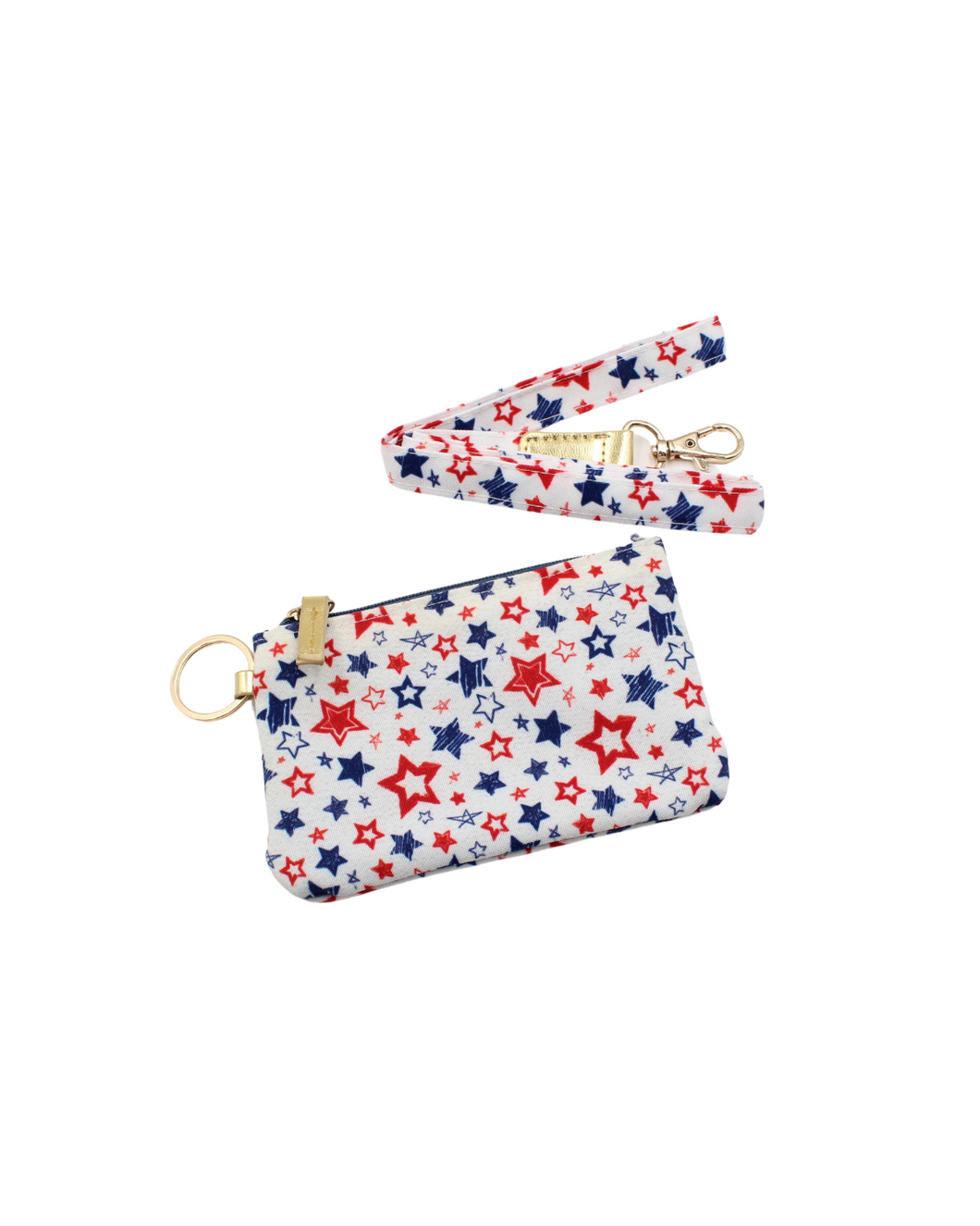 Red, White, Blue Star Pouch