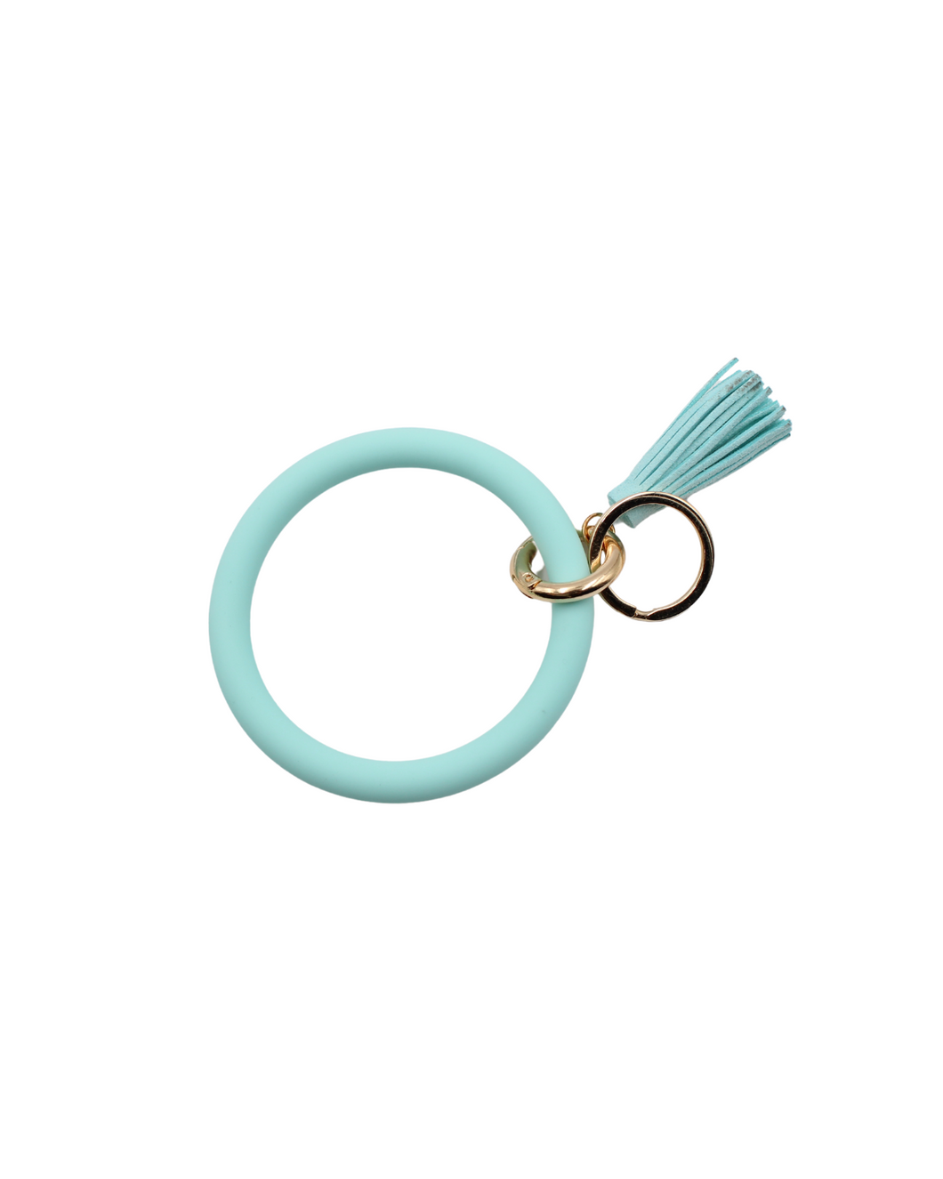 Silicone Big O Key Ring Bracelet Keychain