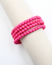 Load image into Gallery viewer, Charming Pink Beaded Bracelets

