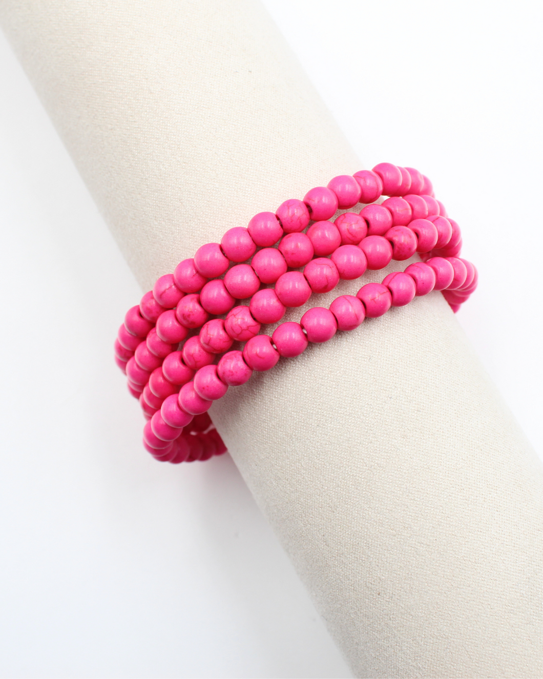 Charming Pink Beaded Bracelets