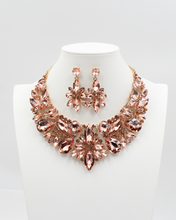 Load image into Gallery viewer, Rose Pink Rhinestone Set
