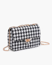 Load image into Gallery viewer, Classic Tweed Houndstooth Shoulder Bag
