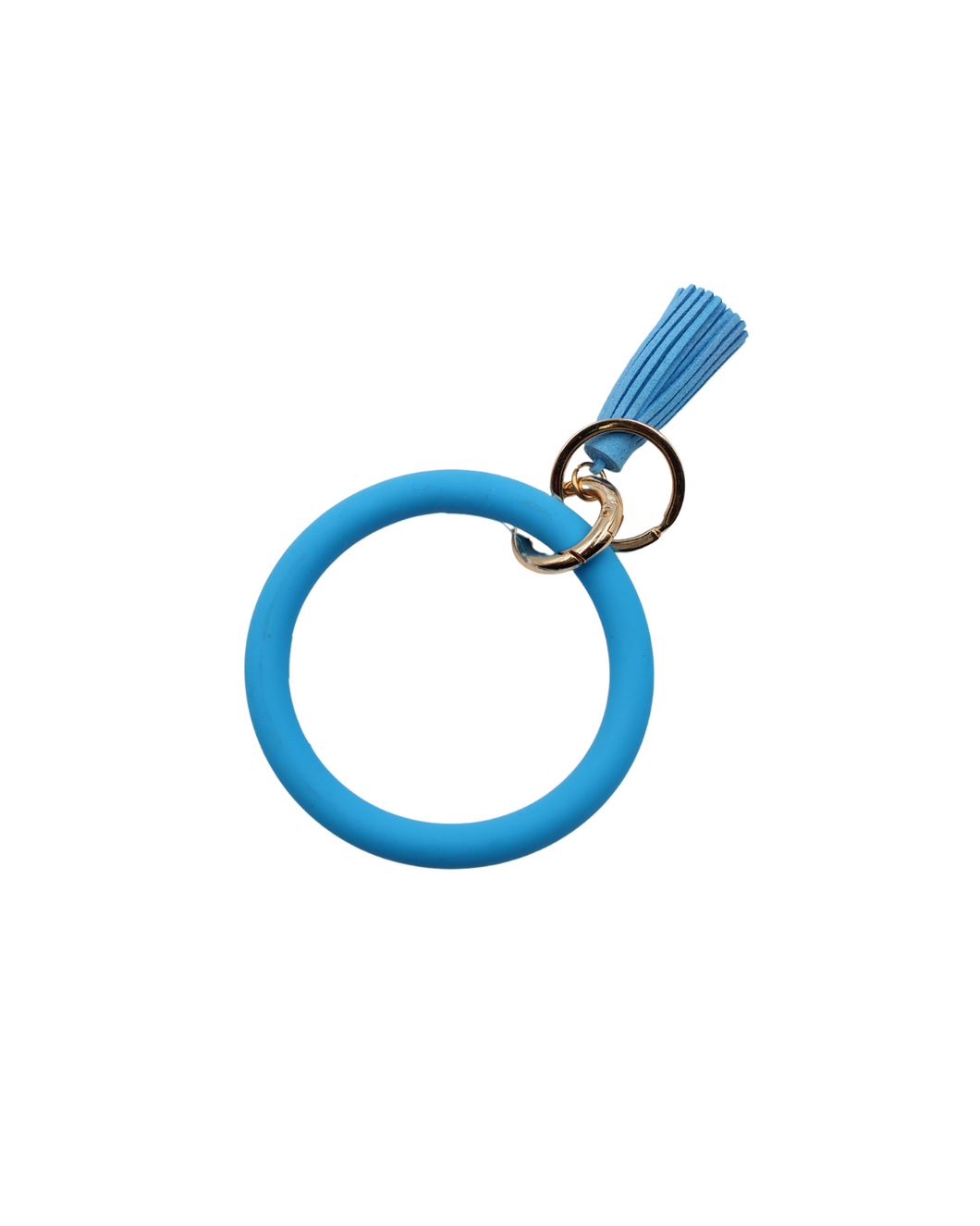 Silicone Big O Key Ring Bracelet Keychain