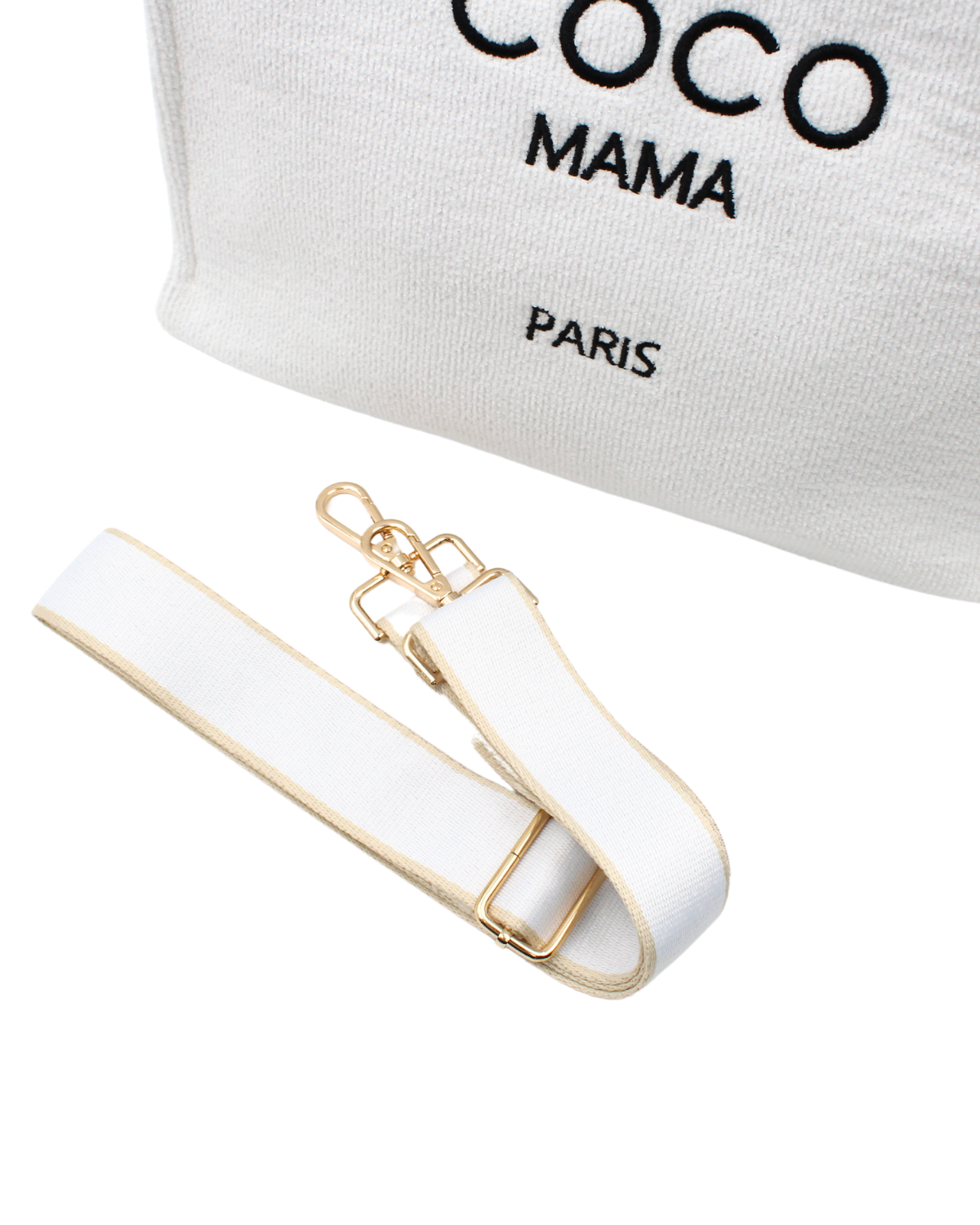 Coco Mama Printed Transparent Tote / Crossbody Bag – Slash