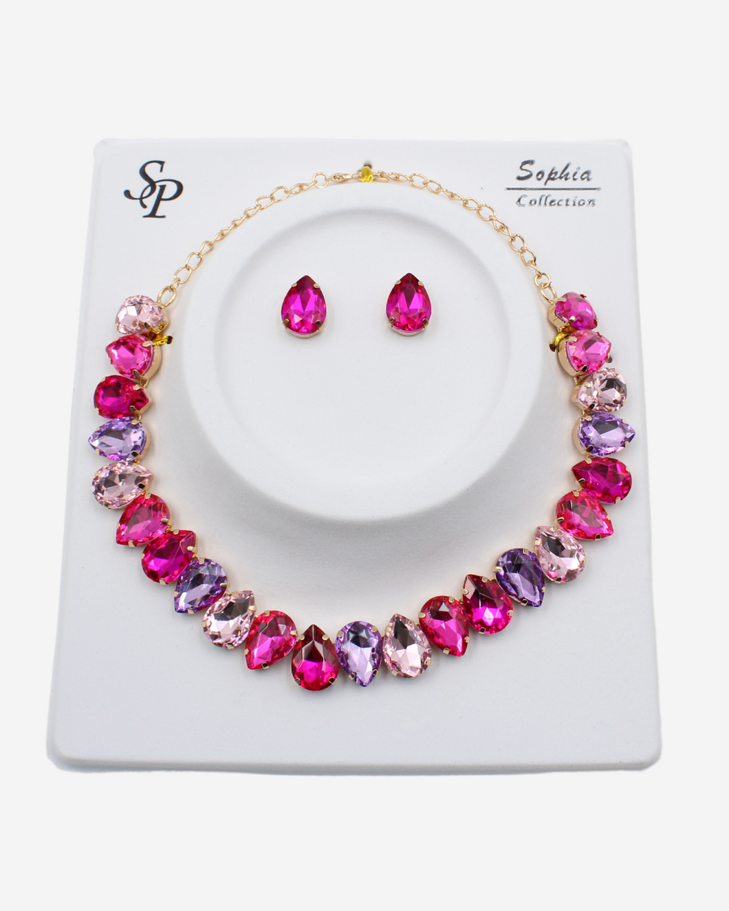 Fun Pink Rhinestone Set