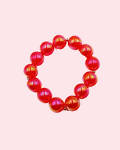 Load image into Gallery viewer, Red Statement Beaded Bracelet
