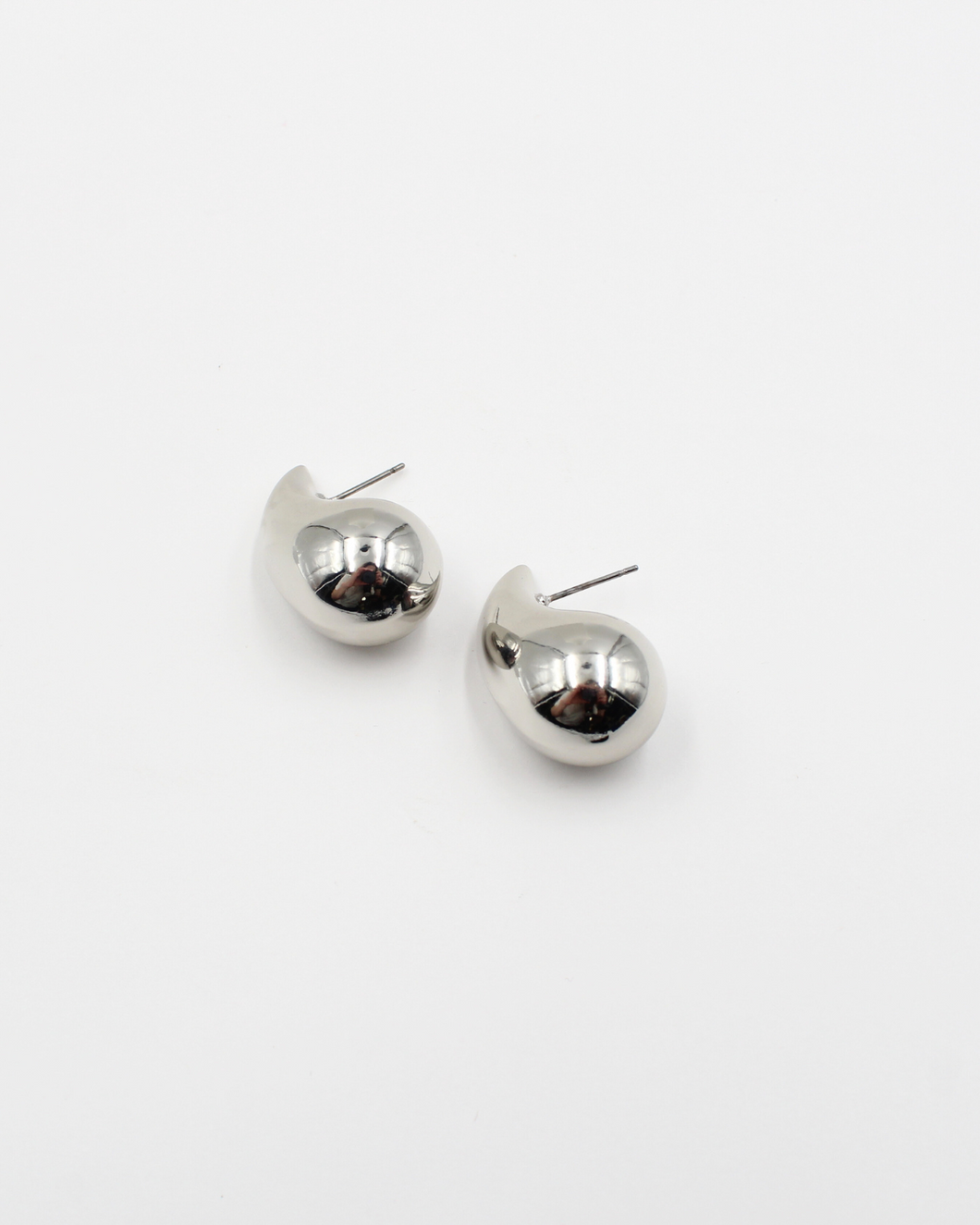 Teardrop Silver Earrings
