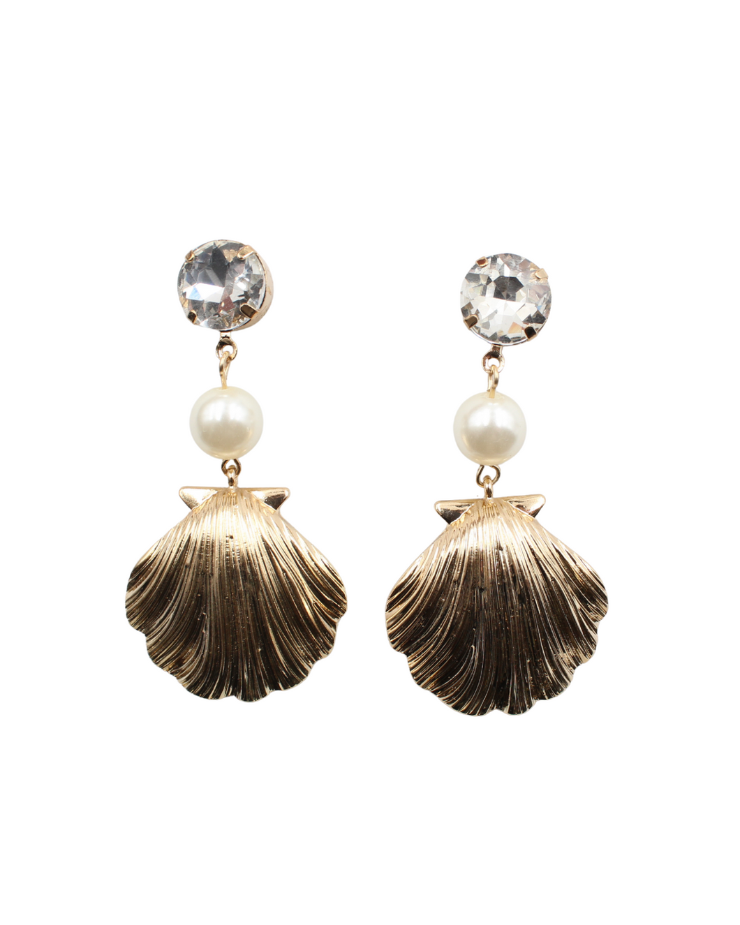 Clam Pearl Earrings
