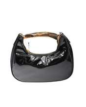 Load image into Gallery viewer, Glossy Mini Black Bag
