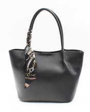 Load image into Gallery viewer, Black Tote Bag &amp; Pouch (2-in-1)
