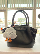 Load image into Gallery viewer, The Happy Cloud Mini Tote (Black)
