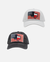 Load image into Gallery viewer, Texas State &amp; U.S Flag Cap
