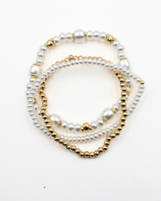 Load image into Gallery viewer, Pearl &amp; Symphony Bracelet Set
