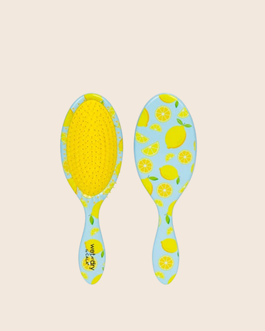 Wet-n-Dry Lemon Pattern Hair Brush