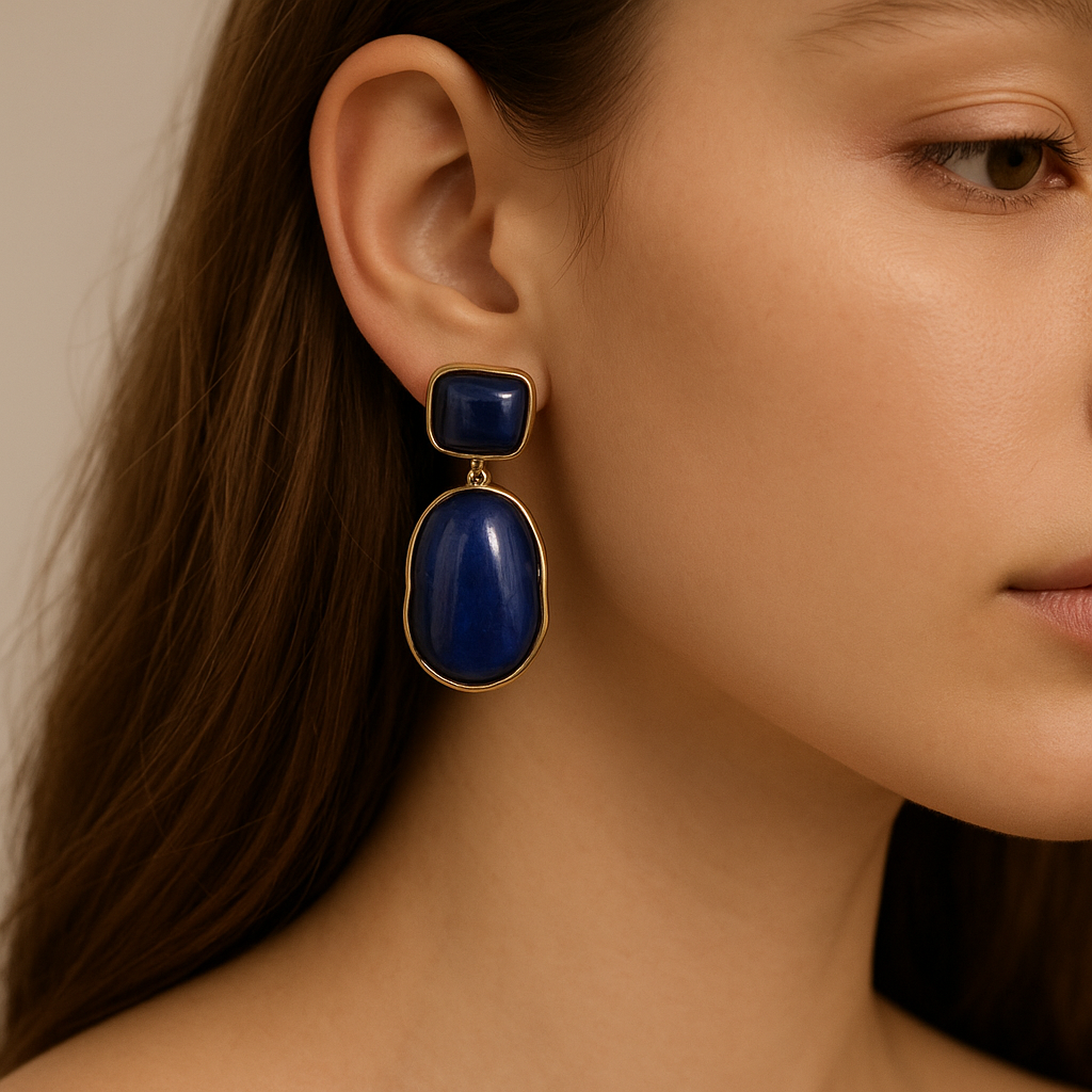 Sapphire Statement Earrings