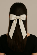 Load image into Gallery viewer, Coquette White Hair Bow

