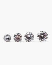 Load image into Gallery viewer, 2 CT Classic Brilliant Cut CZ Earrings

