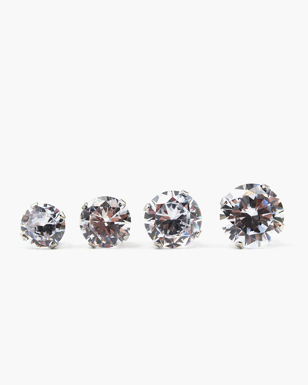 2 ct cz earrings sales