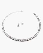 Load image into Gallery viewer, Round Cut CZ Tennis Choker Necklace Set
