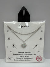 Load image into Gallery viewer, &quot;Sparkle&quot; White Gold Dipped Necklace
