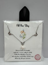 Load image into Gallery viewer, &quot;Fill the Sky&quot; White Gold Dipped Necklace
