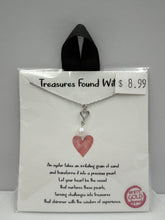 Load image into Gallery viewer, &quot;Treasures Found Within&quot; White Gold Dipped Necklace
