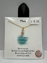 Load image into Gallery viewer, &quot;Muse&quot; Treble Clef Gold Dipped Necklace
